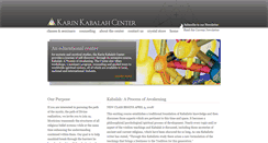 Desktop Screenshot of karinkabalahcenter.com